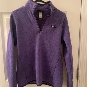 RESERVED womens 1/4 zip Patagonia Fleece